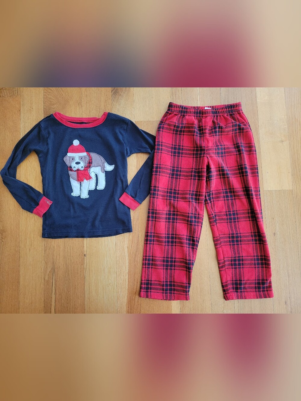 Boys size 7 pajama set